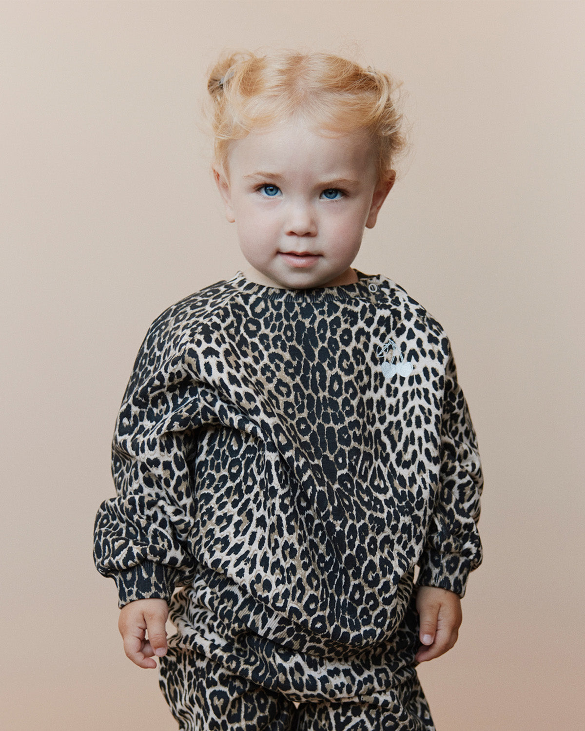 Sofie Schnoor BABY ELISSB RAGLAN SWEATSHIRT Sweatshirt 9086 Light brown leopard