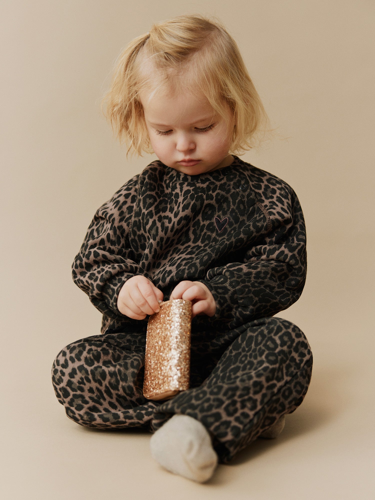 Sofie Schnoor BABY ELISSB SWEATSHIRT Sweatshirt 9136 AOP Leopard