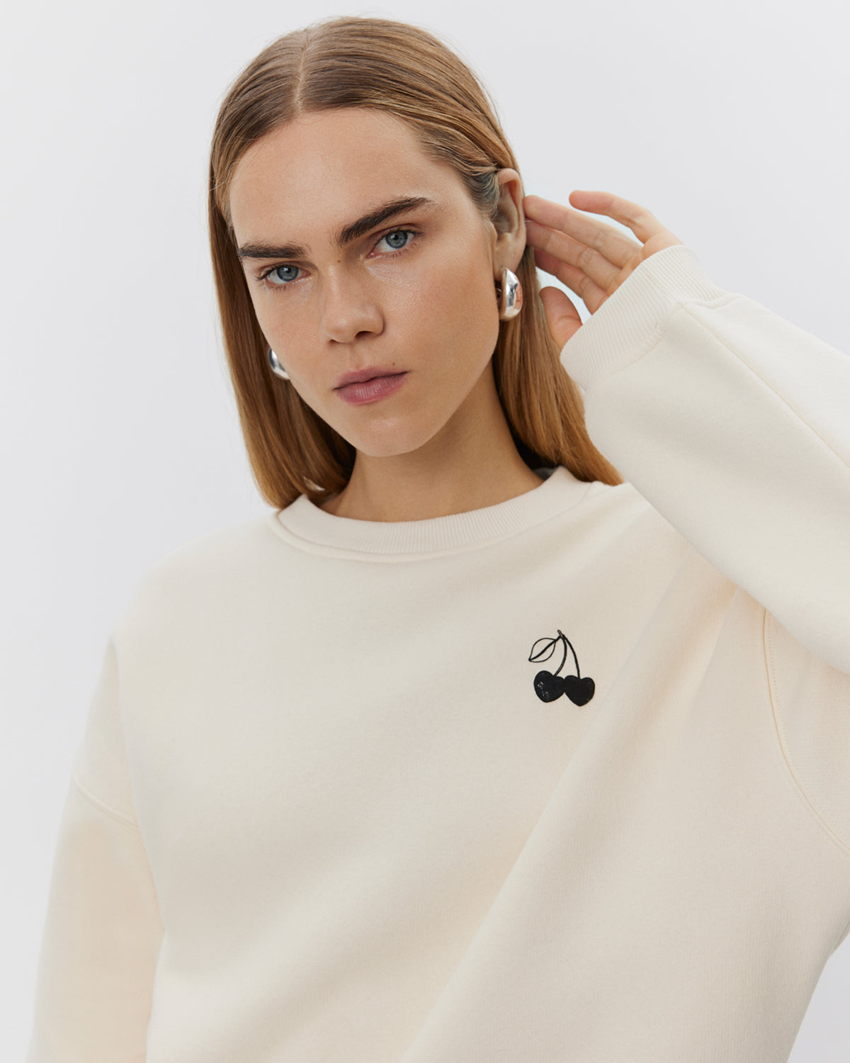 Sofie Schnoor WOMEN ELISW SWEATSHIRT Sweatshirt 0109 Off White