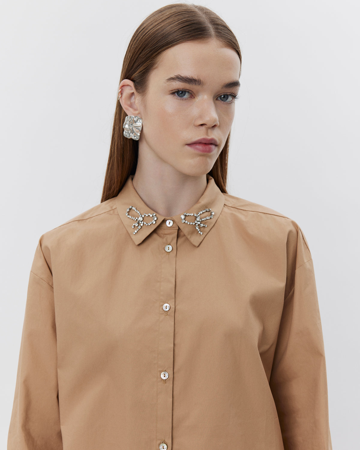 Sofie Schnoor WOMEN ELLIDASW SHIRT Shirt 7012 Camel