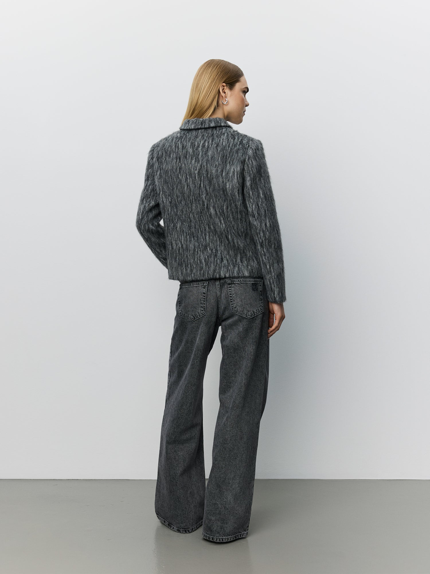 Sofie Schnoor WOMEN ELLYSW KORT BLAZER Blazer 8011 Dark grey melange