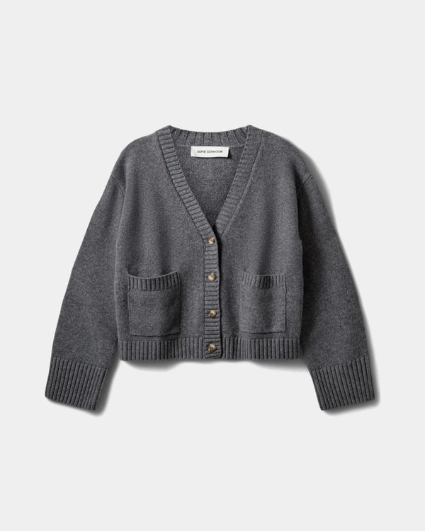 Sofie Schnoor WOMEN ELOWENSW KNIT CARDIGAN Cardigan 8000 Grey Melange
