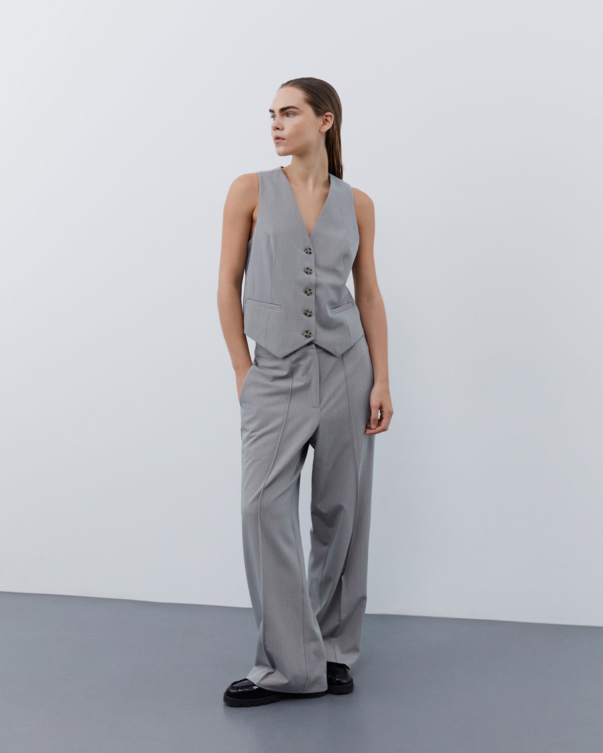 Sofie Schnoor WOMEN ELVIESW TROUSERS Trousers 8006 Grey