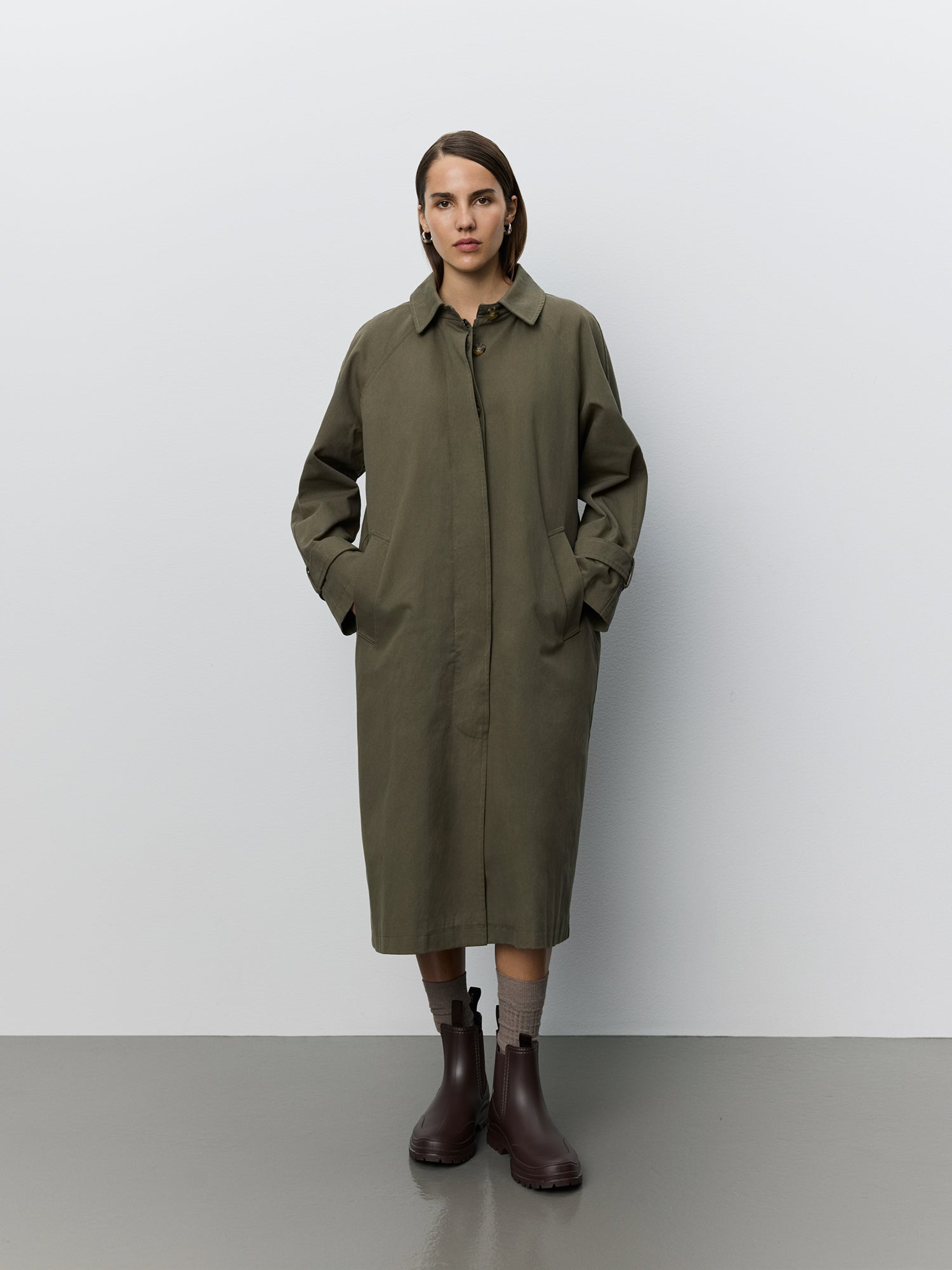 ENISESW COAT Frakke - 3039 Army green | Sofie Schnoor
