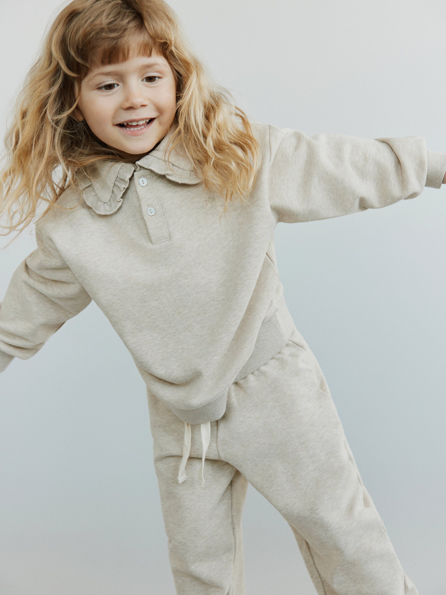 Sofie Schnoor KIDS ElisKB Sweatshirt Sweatshirt 7131 Beige Melange