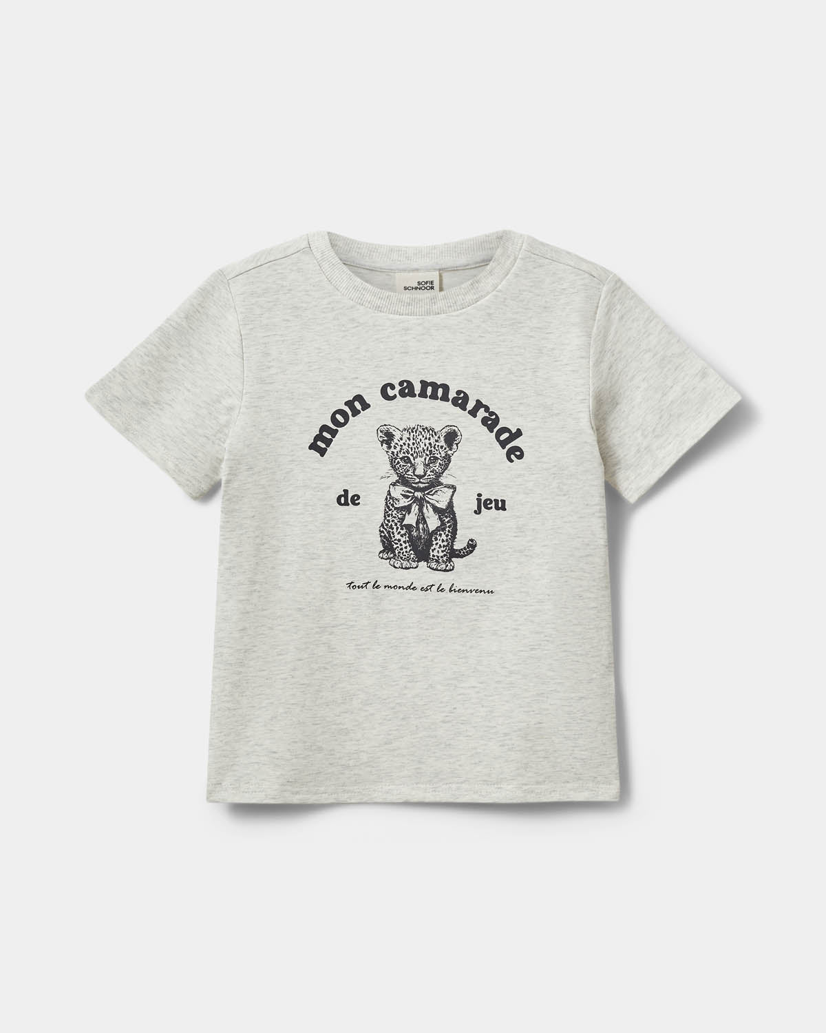 Sofie Schnoor KIDS EllieKB T-shirt T-shirt 8014 Light grey melange