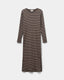 FACITASY DRESS - Brown Striped
