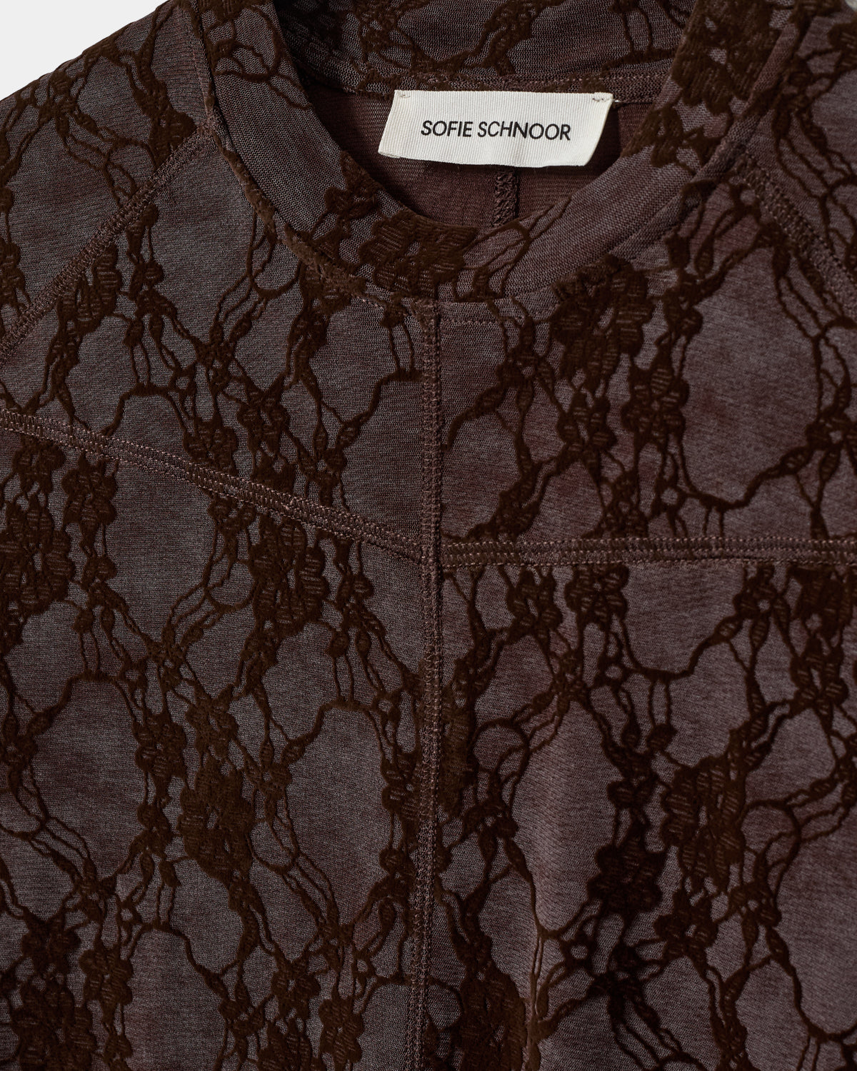 Sofie Schnoor WOMEN FAESW BLONDE TOP Bluse 7168 Dark Plum