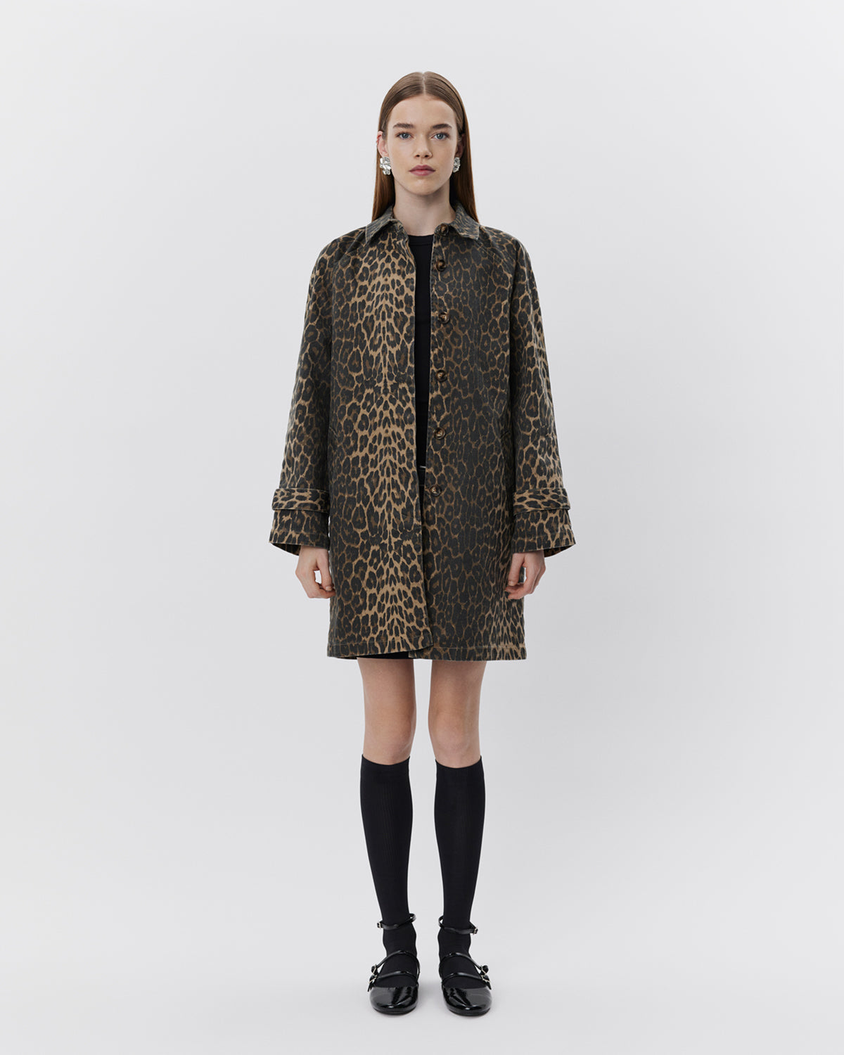 Sofie Schnoor WOMEN FILIPASW COAT Coat 9086 Light brown leopard