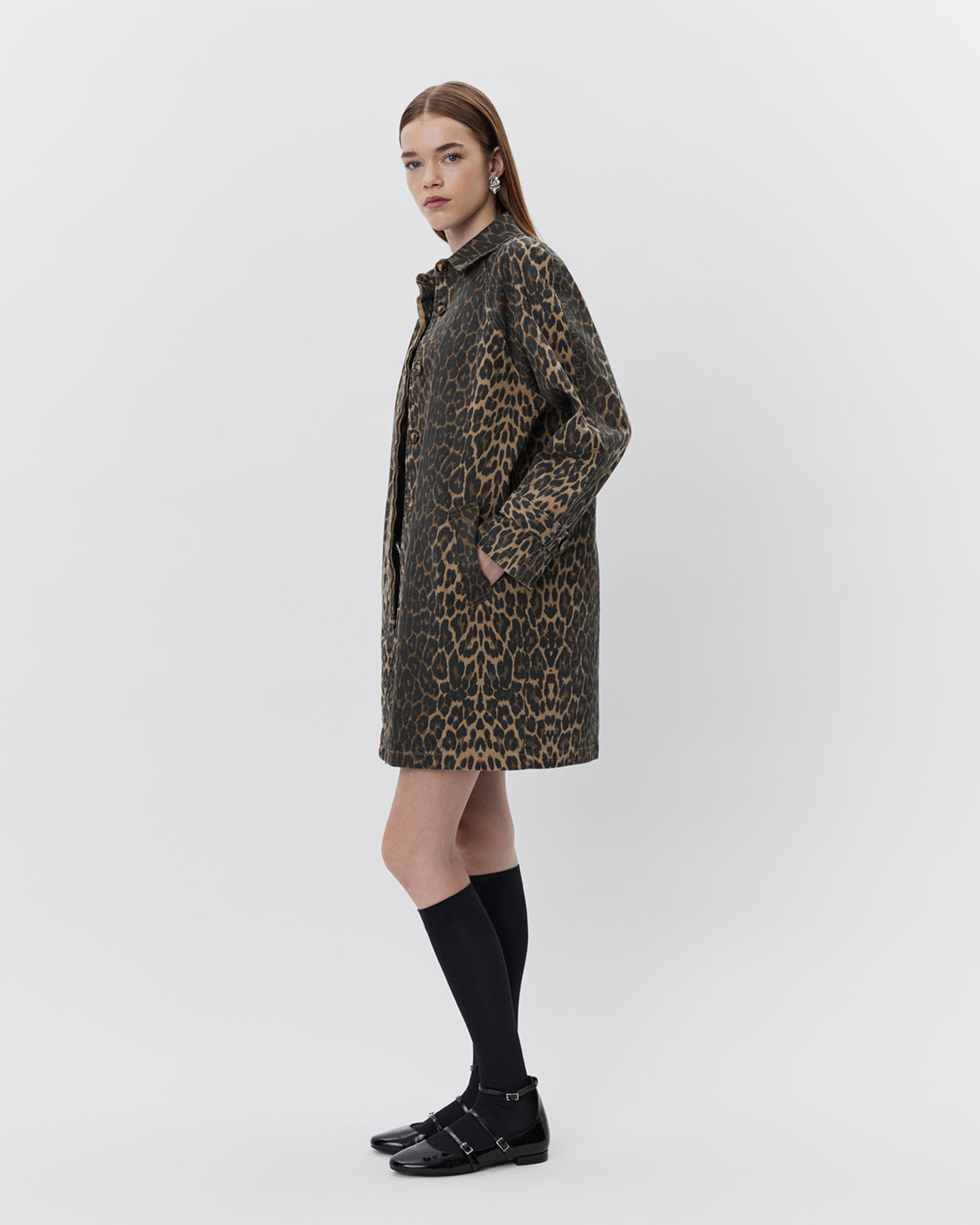 Sofie Schnoor WOMEN FILIPASW COAT Coat 9086 Light brown leopard