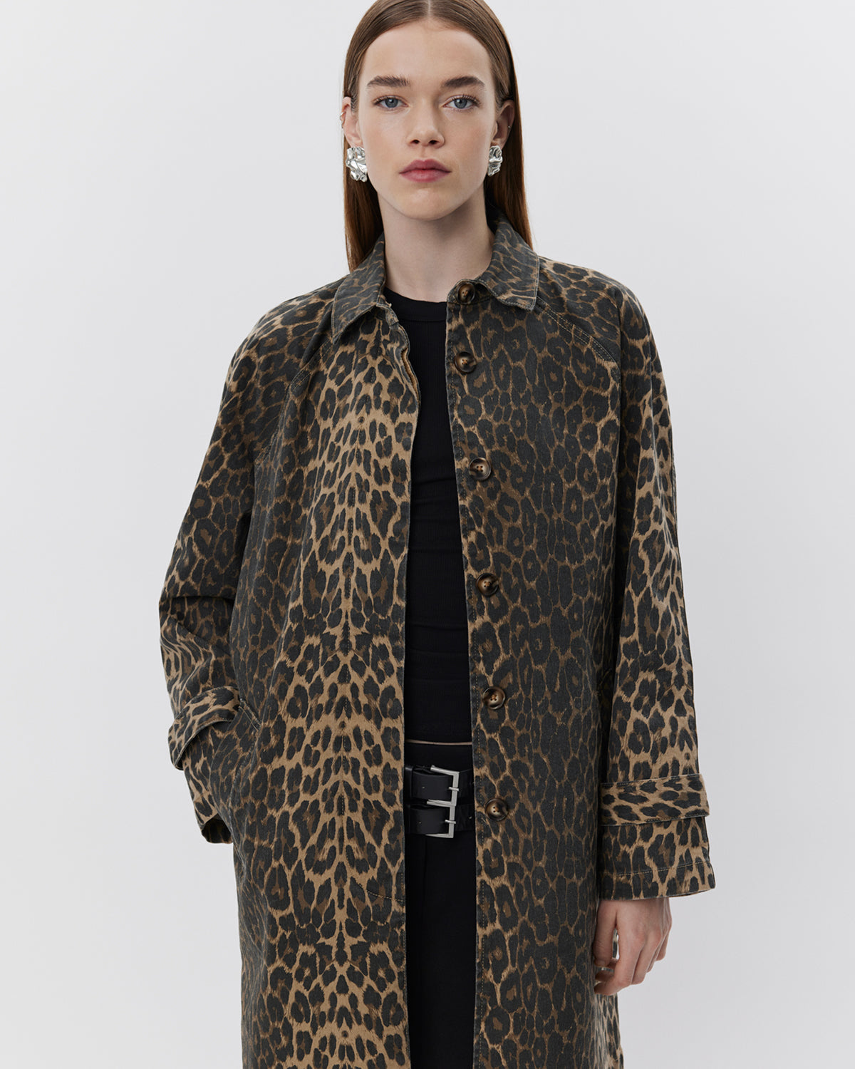 Sofie Schnoor WOMEN FILIPASW COAT Coat 9086 Light brown leopard