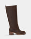 FILLIASW KNEE HIGH BOOT - Dark brown