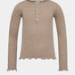 G241282-T-shirt long-sleeve-Brown melange