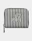 G242908-Wallet-White Black striped