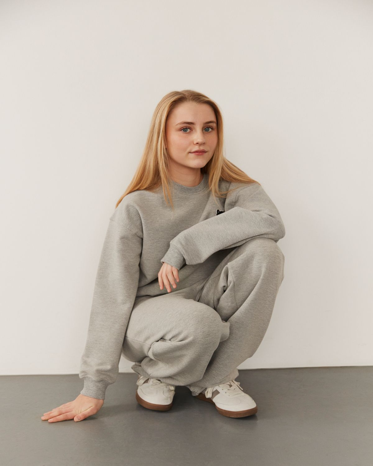 Sofie Schnoor YOUNG GABBISY SWEATPANTS Sweatpants 8010 Grey melange