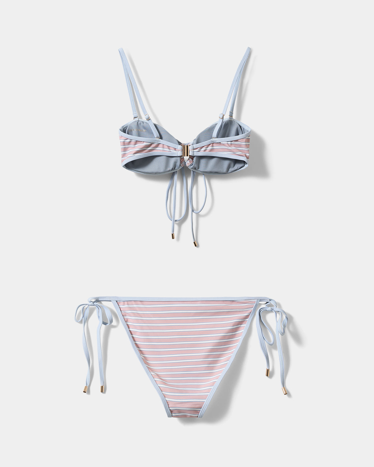 Sofie Schnoor WOMEN GABBYSW ÅBEN BANDEAU BIKINI Bikini 4104 Rose striped