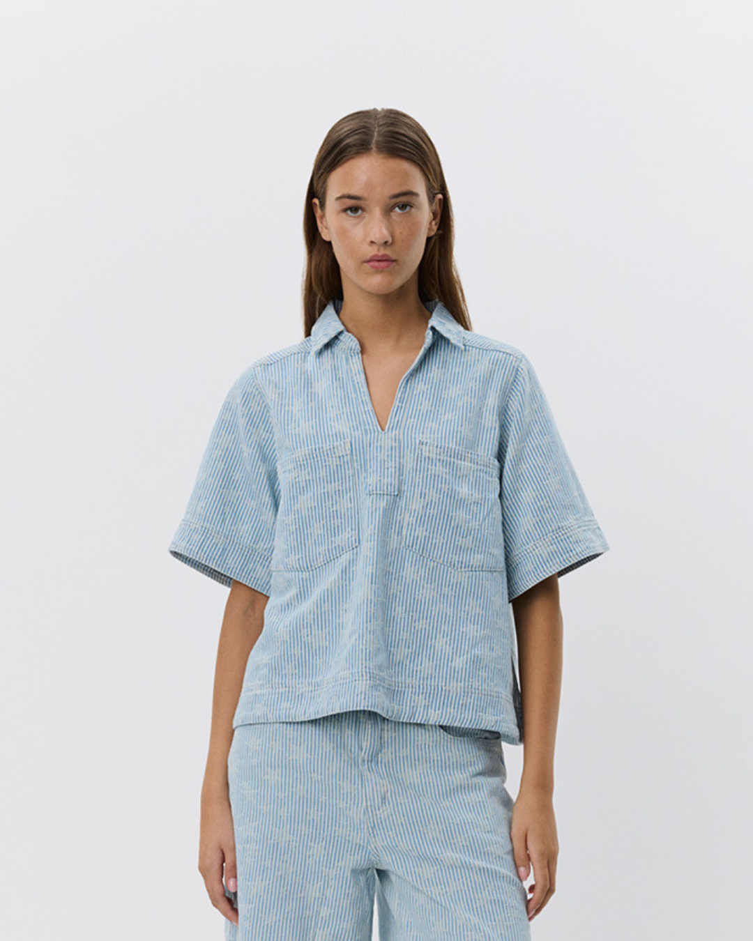 Sofie Schnoor WOMEN GIANNASW BLUSE Bluse 5063 Light blue