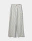 GITTESW TROUSERS - Off White Striped