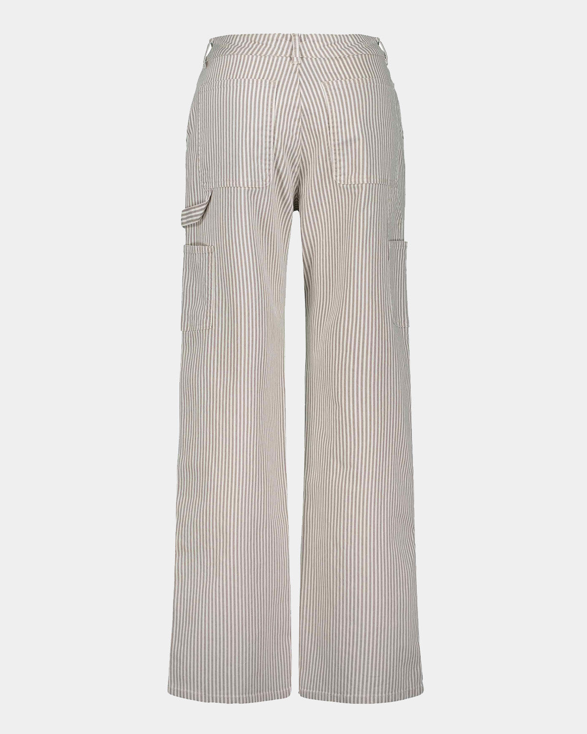 24ss soph「HIGH GAUGE WAVE STRIPE SLACKS② Striped Paper Bag High Waist Pants (SPA349B) | Style State