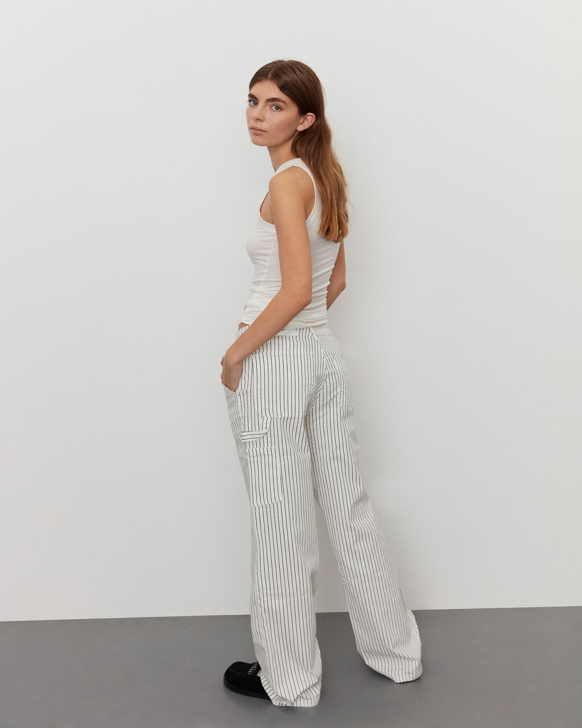 Sofie Schnoor WOMEN GITTESW TROUSERS Trousers 0140 Off White Striped