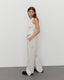 GITTESW TROUSERS - Off White Striped