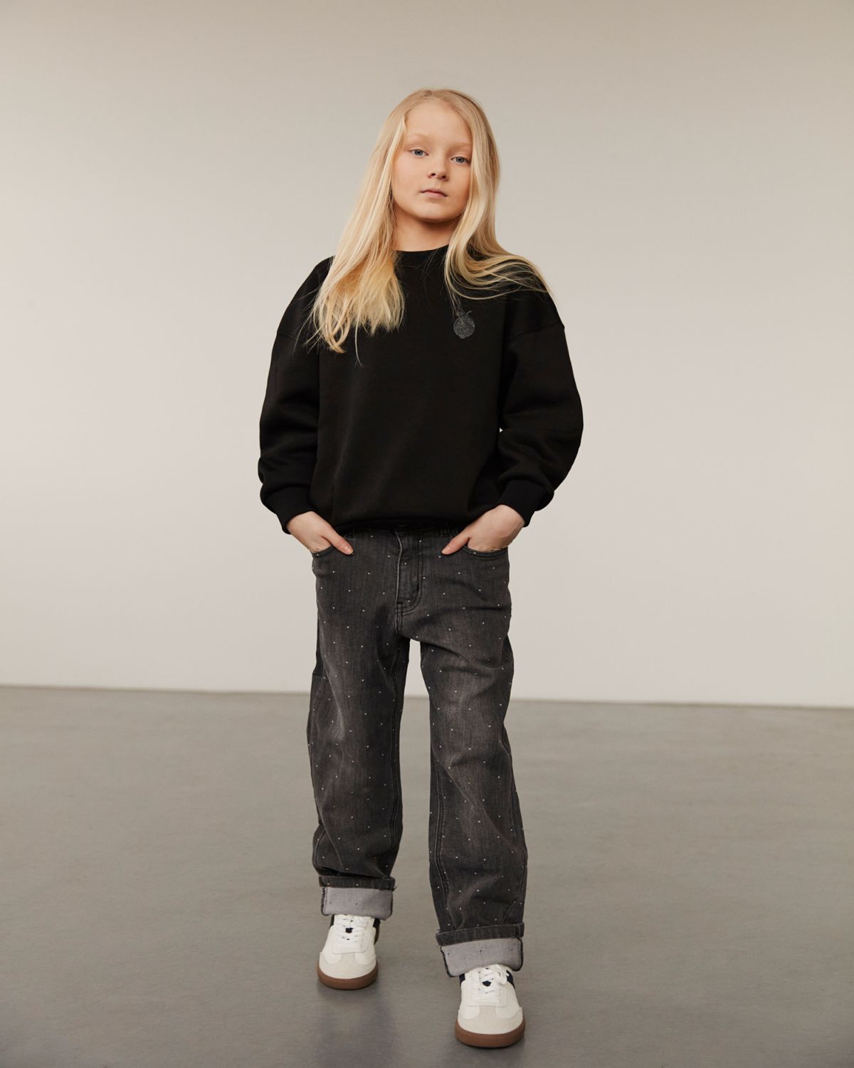 Sofie Schnoor YOUNG GITTESY TROUSERS Trousers 8008 Dark grey