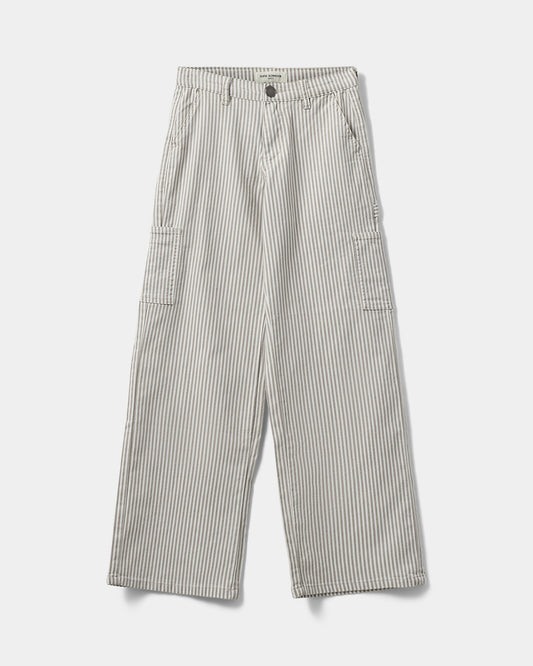 GNOS228-Trousers-Light Brown Striped