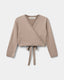 GRACYSK CARDIGAN - Brown melange