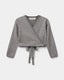 GRACYSK CARDIGAN - Light grey melange