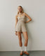 HAZELSW SHORTS - Beige Melange