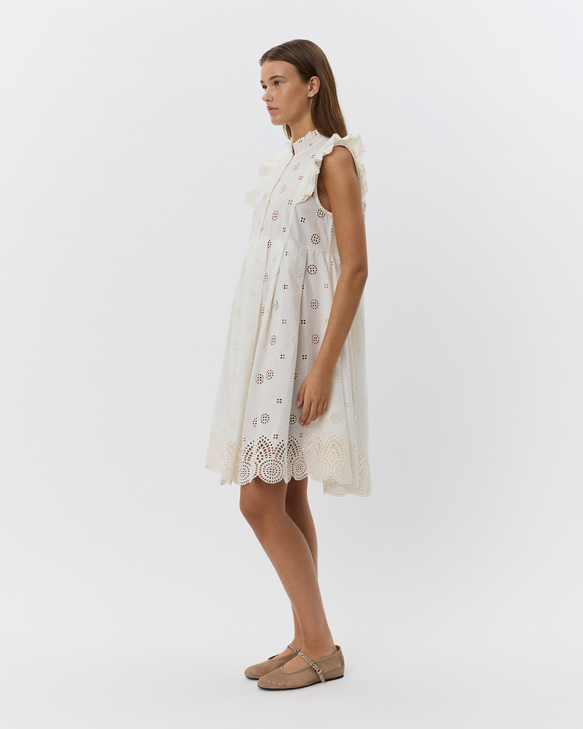 Sofie Schnoor WOMEN HELENASW KJOLE Kjole 0101 Off white