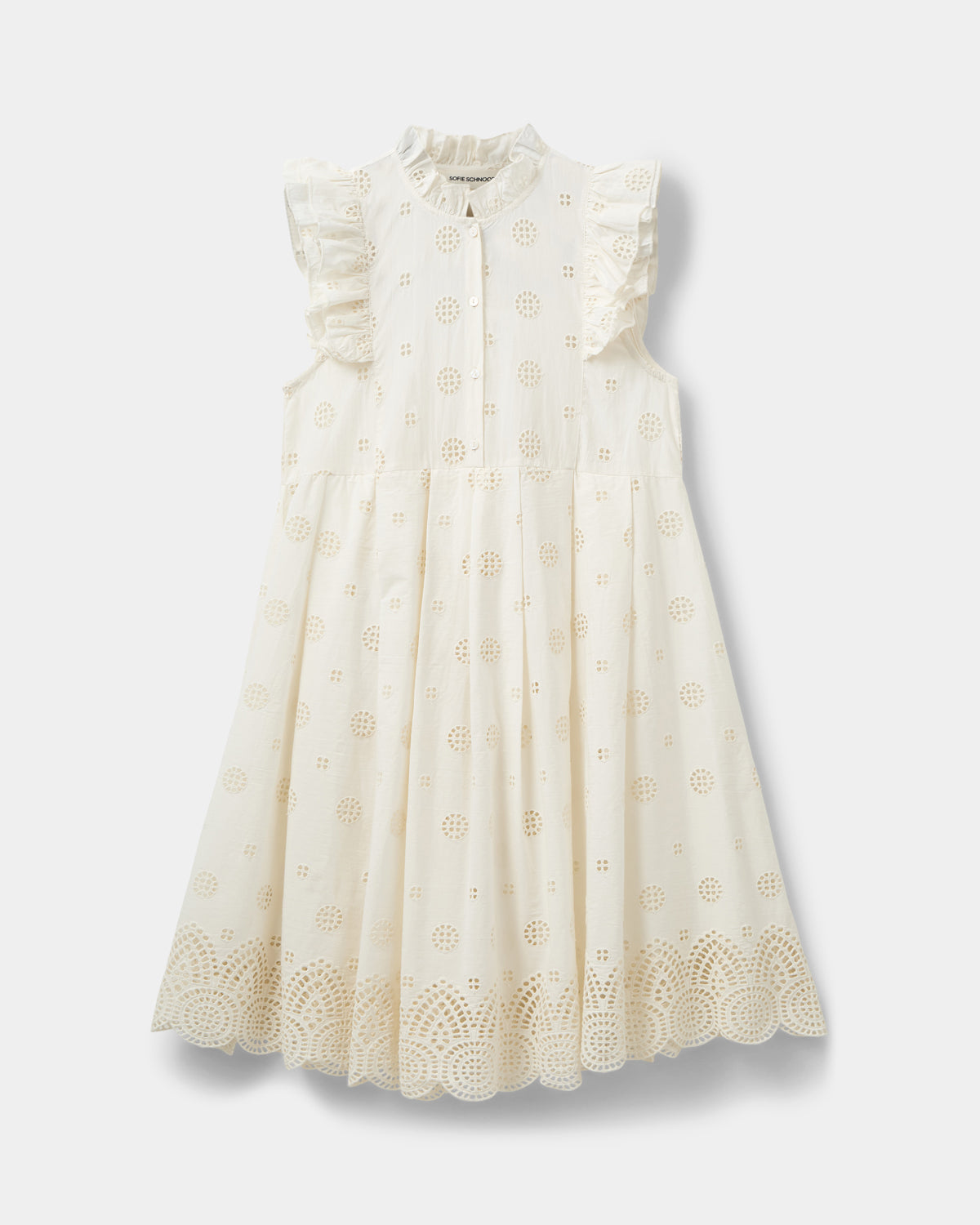 Sofie Schnoor WOMEN HELENASW KJOLE Kjole 0101 Off white