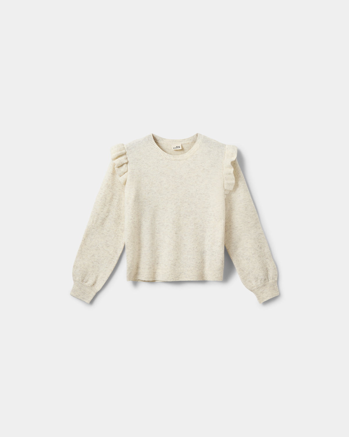 Sofie Schnoor YOUNG HELIASY STRIK SWEATER Sweater 0101 Off white