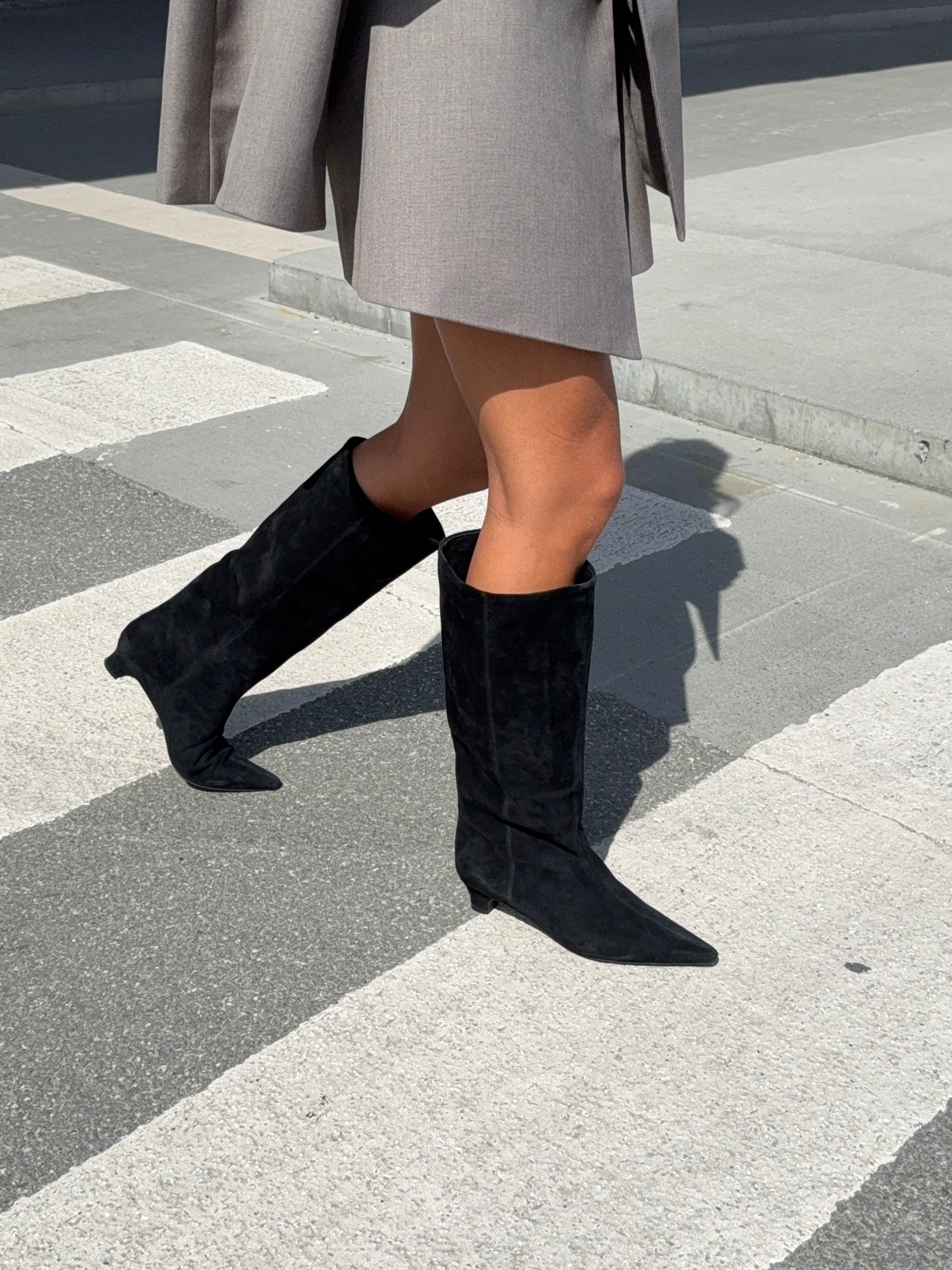 Sofie Schnoor WOMEN HELLASW HIGH SUEDE BOOT Boot 1000 Black