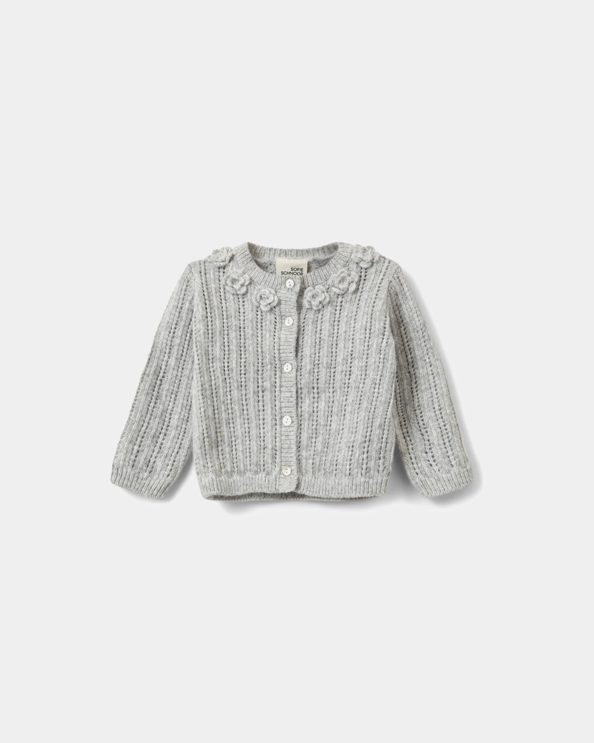 Sofie Schnoor KIDS HENNYSB CARDIGAN Cardigan 8010 Grey melange