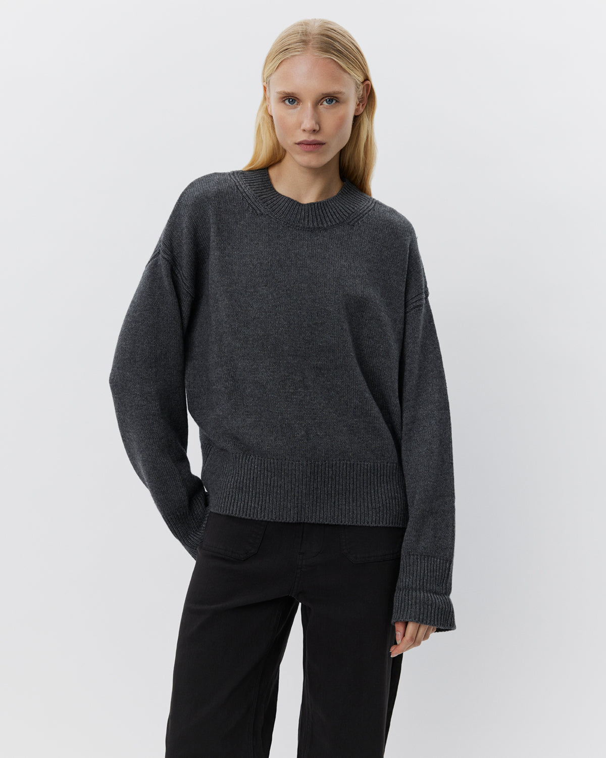 Sofie Schnoor WOMEN HOPESW SWEATER Sweater 8008 Dark grey