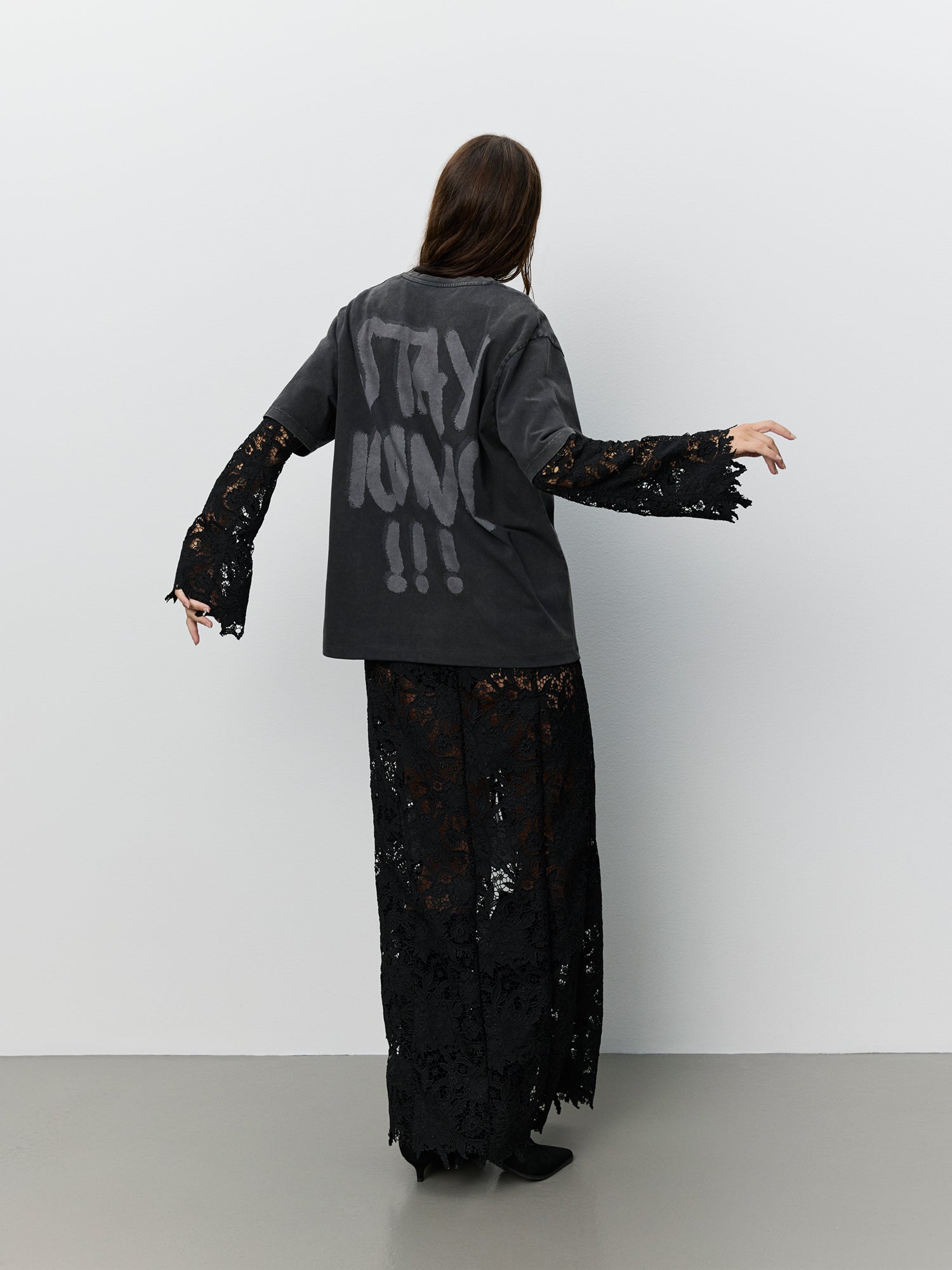 Sofie Schnoor WOMEN ICON 013 - MAESW OVERSIZE T-SHIRT T-shirt 1015 Washed black