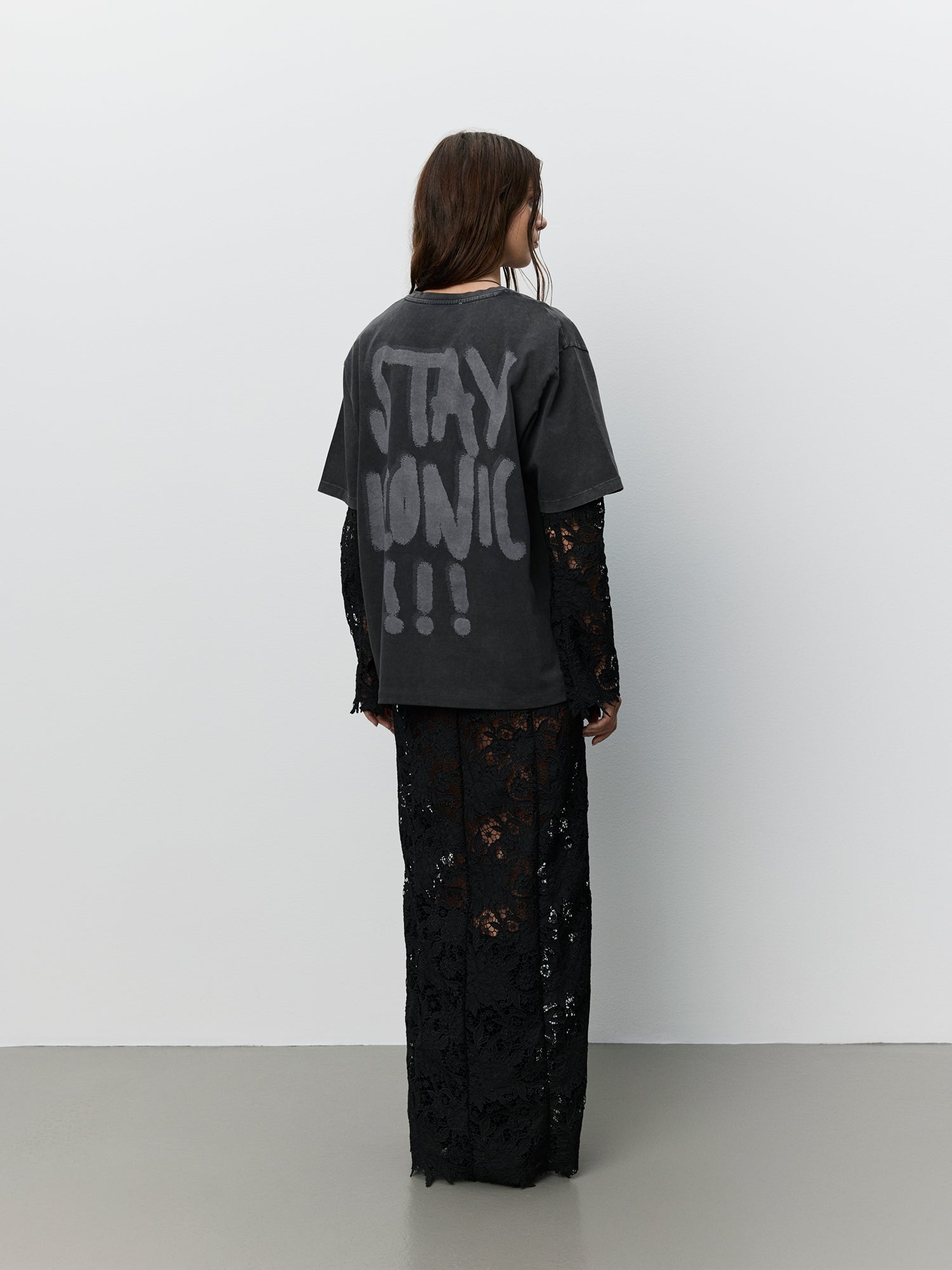 Sofie Schnoor WOMEN ICON 013 - MAESW OVERSIZE T-SHIRT T-shirt 1015 Washed black