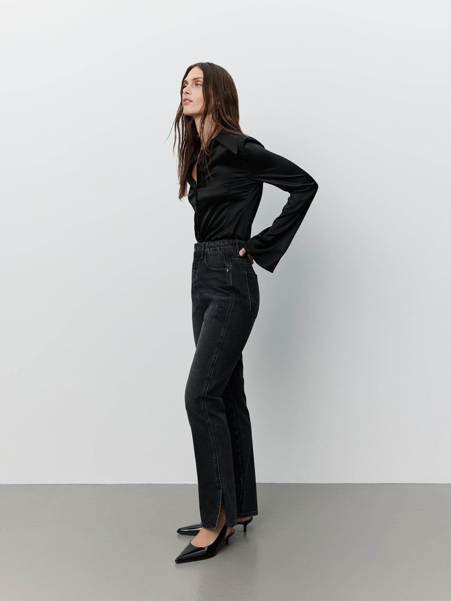 Sofie Schnoor WOMEN ICON 015 - TAMMYSW SILKESKJORTE Skjorte 1000 Black