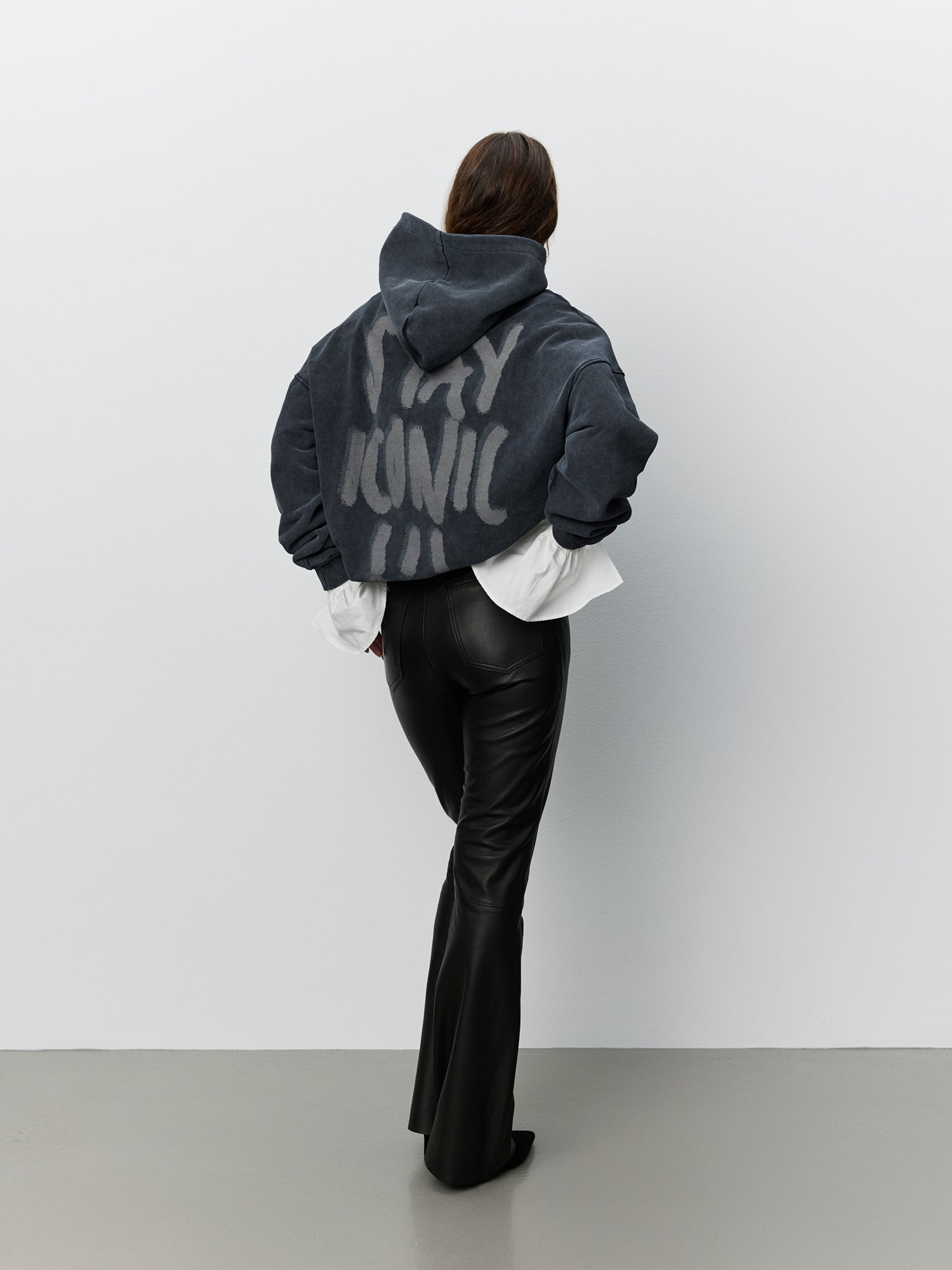 Sofie Schnoor WOMEN ICON 015 - RANSOSW HOODIE Hættetrøje 1015 Washed black