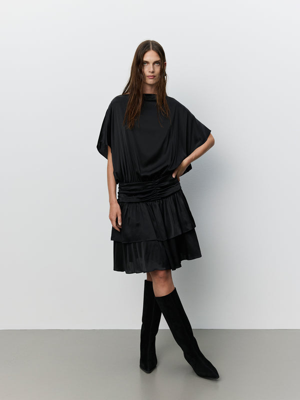ICON 017 - EMBERSW SILK MINI DRESS