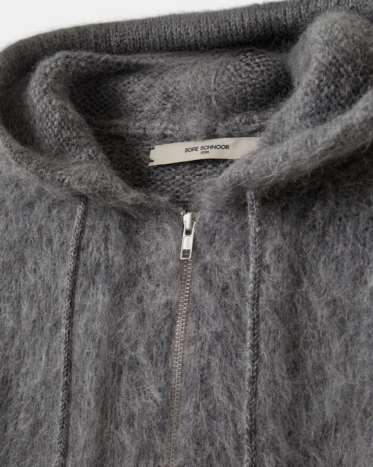 Sofie Schnoor WOMEN ICON 004 - SINASW STRIK HÆTTETRØJE Strik 8014 Light grey melange