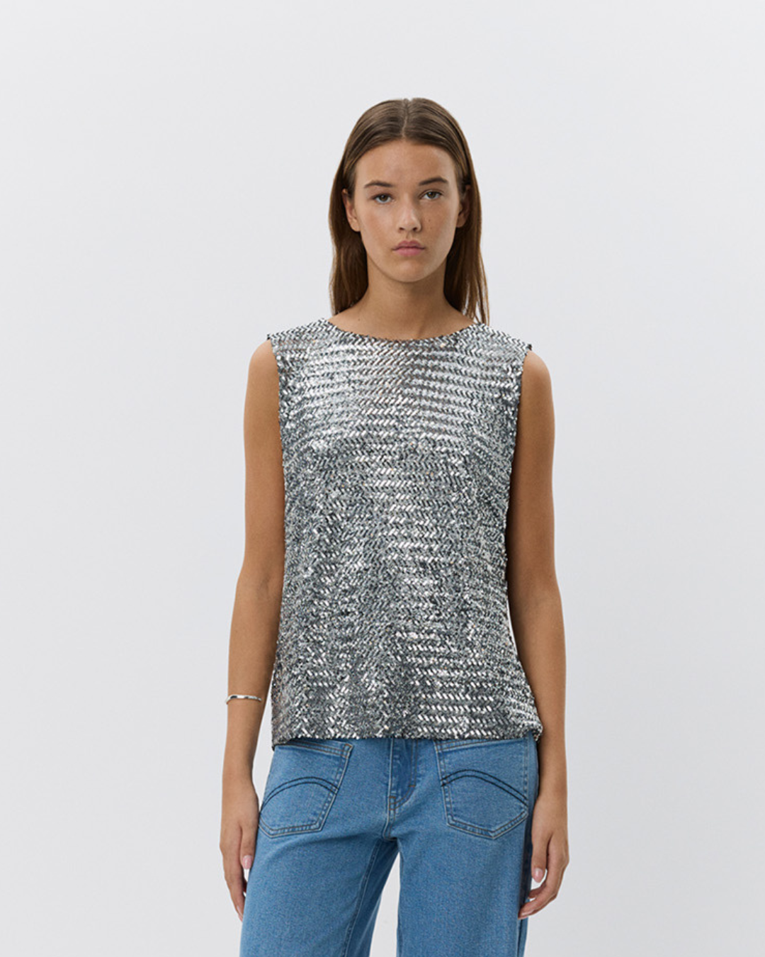 Sofie Schnoor WOMEN INAYASW TOP Top 8037 Silver