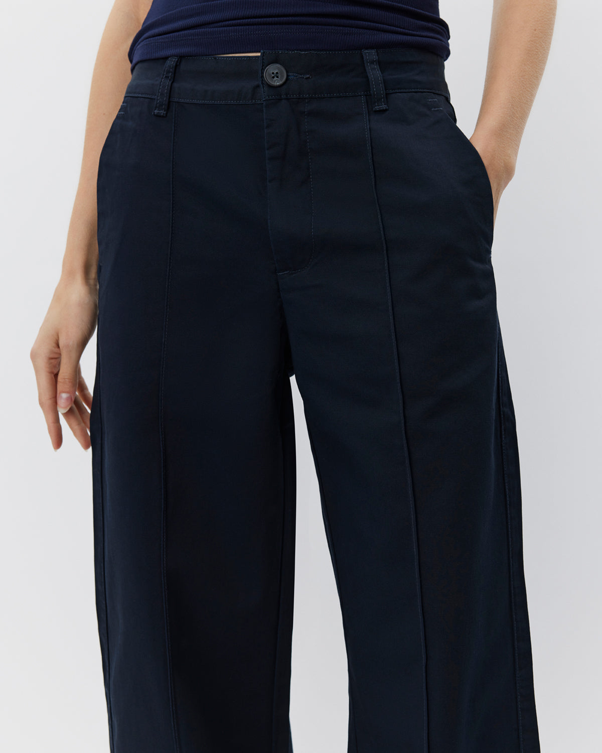 IZZASW TROUSERS Buks - 5119 Navy Blue | Sofie Schnoor