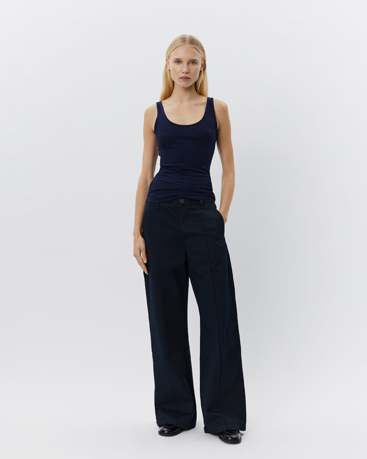 IZZASW TROUSERS Buks - 5119 Navy Blue | Sofie Schnoor