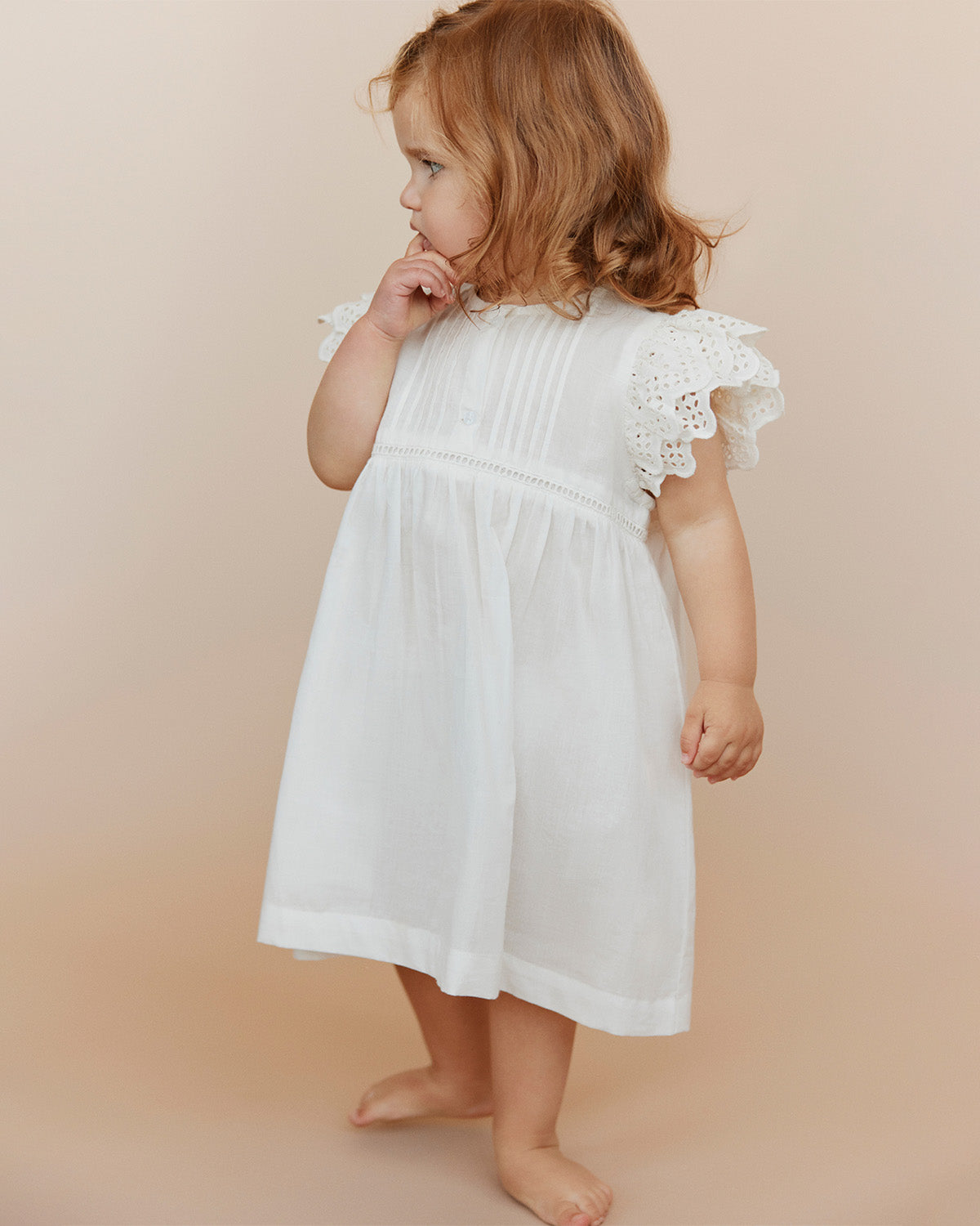 Sofie Schnoor BABY JAYLASB KJOLE Kjole 0124 Snow white