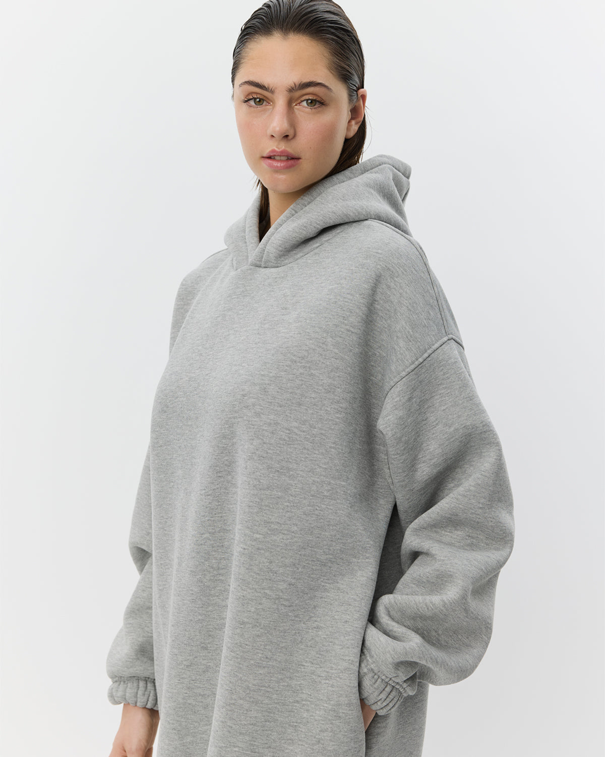 JENNIFERSW dress with hood in Melange | Dresses for women | SOFIE