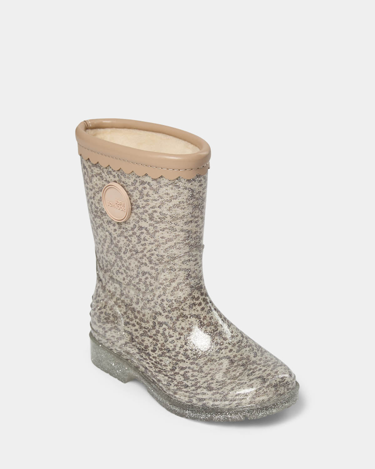 Sofie Schnoor KIDS JESSICAKB GUMMISTØVLE MED FOER Gummistøvle 9109 Off White w AOP