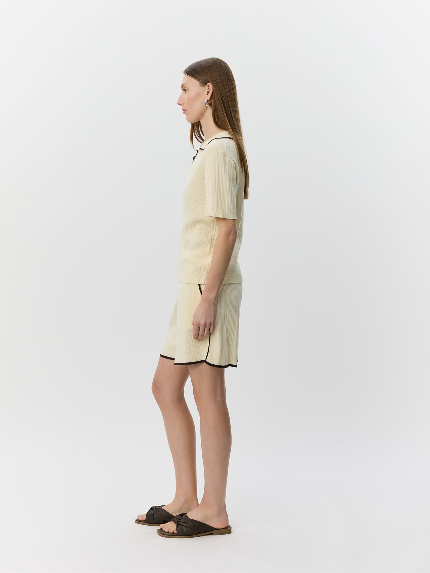 Sofie Schnoor WOMEN JOLIESW STRIK SHORTS Shorts 0101 Off white