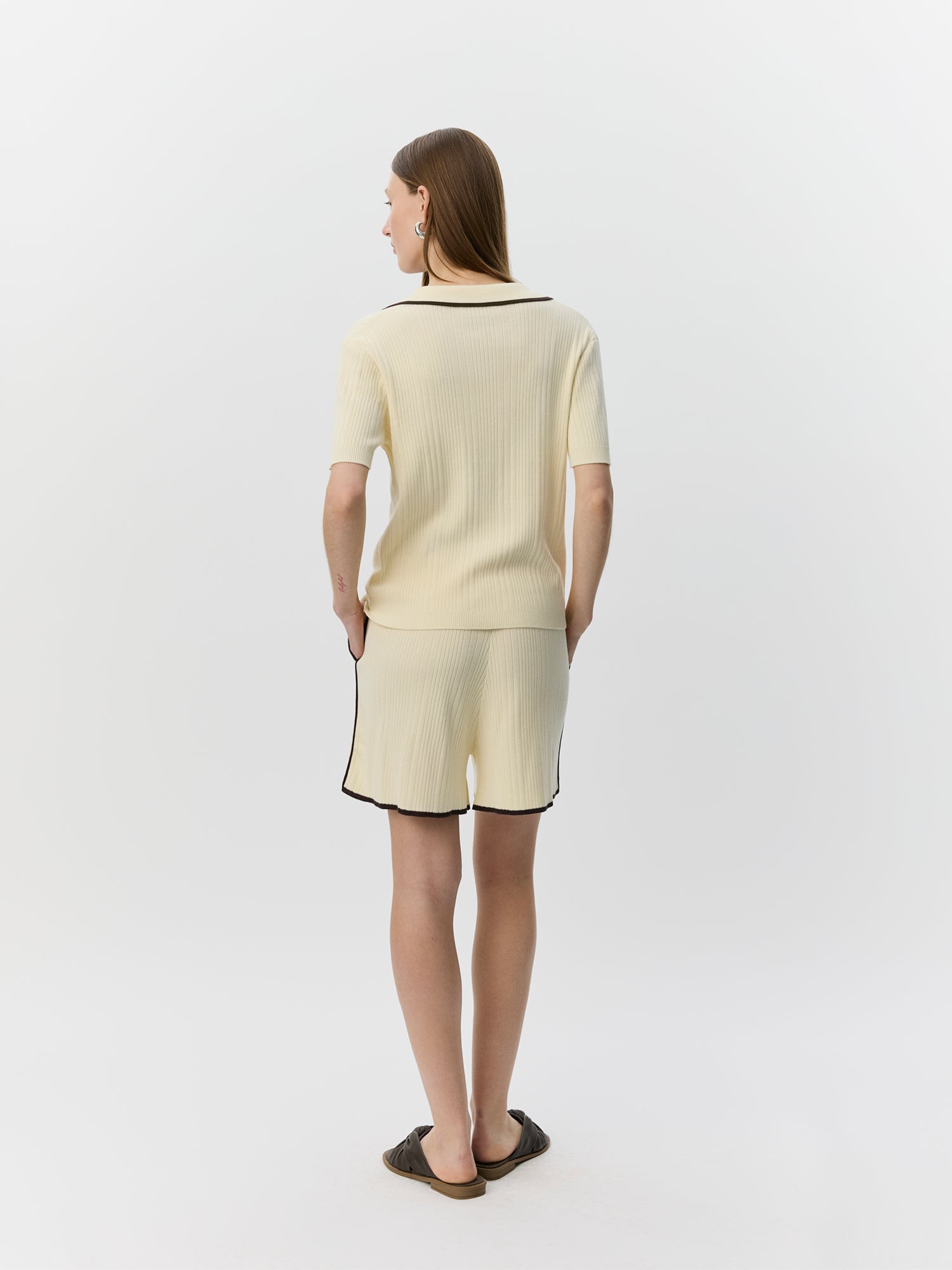 Sofie Schnoor WOMEN JOLIESW STRIK SHORTS Shorts 0101 Off white